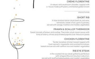 Eco Cafe' New Years Eve Menu 2022