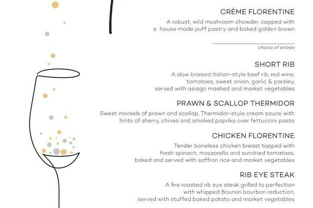 Eco Cafe' New Years Eve Menu 2022